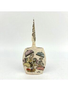 Antique Chinese Perfume Soap Stone Bottle